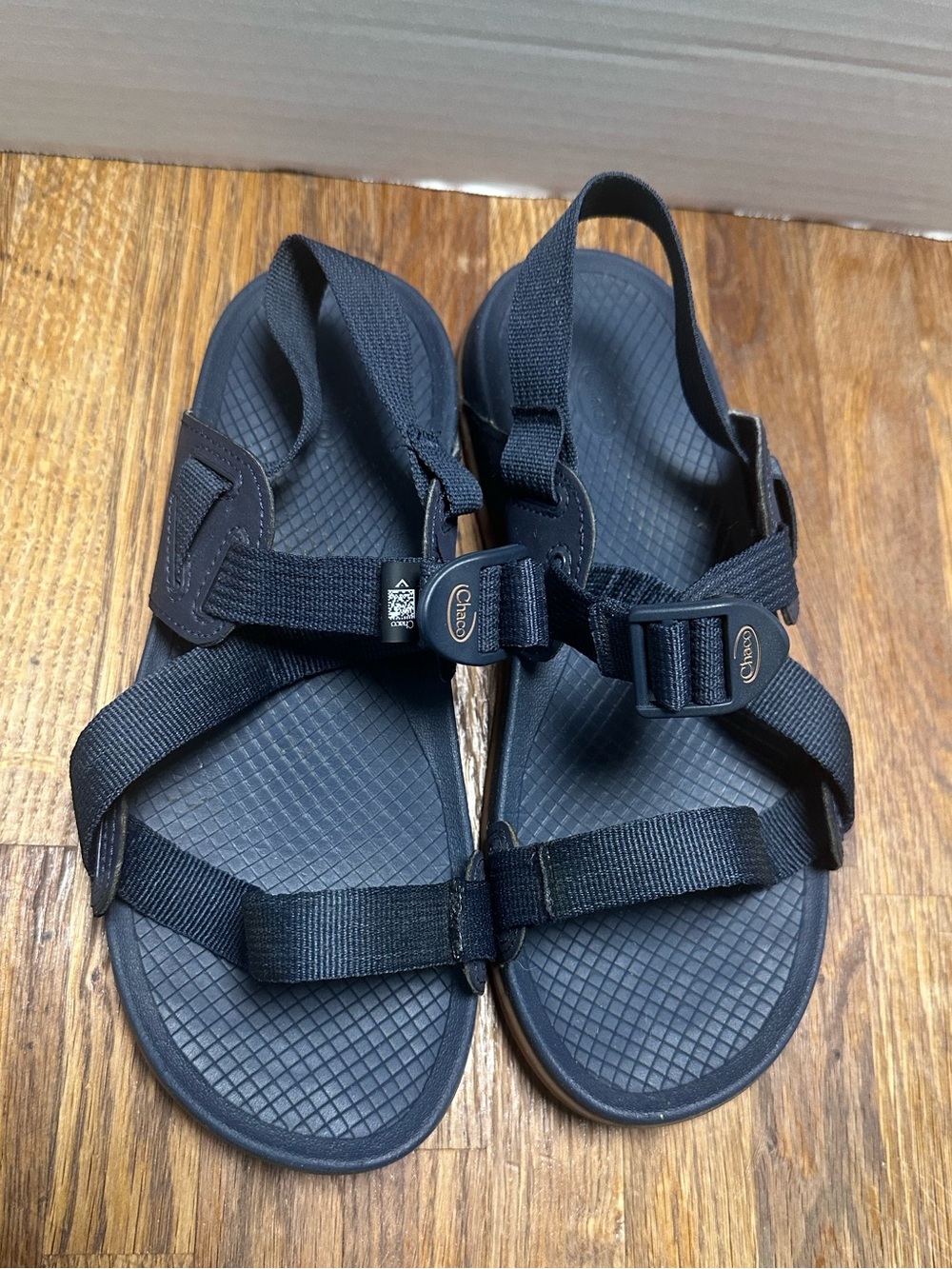 Chaco Black Outdoor Adjustable Strap Sandals
